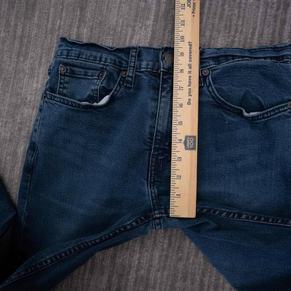 Levis 514 Straight Fit Jeans Mens 31x32 Fit 29x31 Blu Stretch Denim Pants